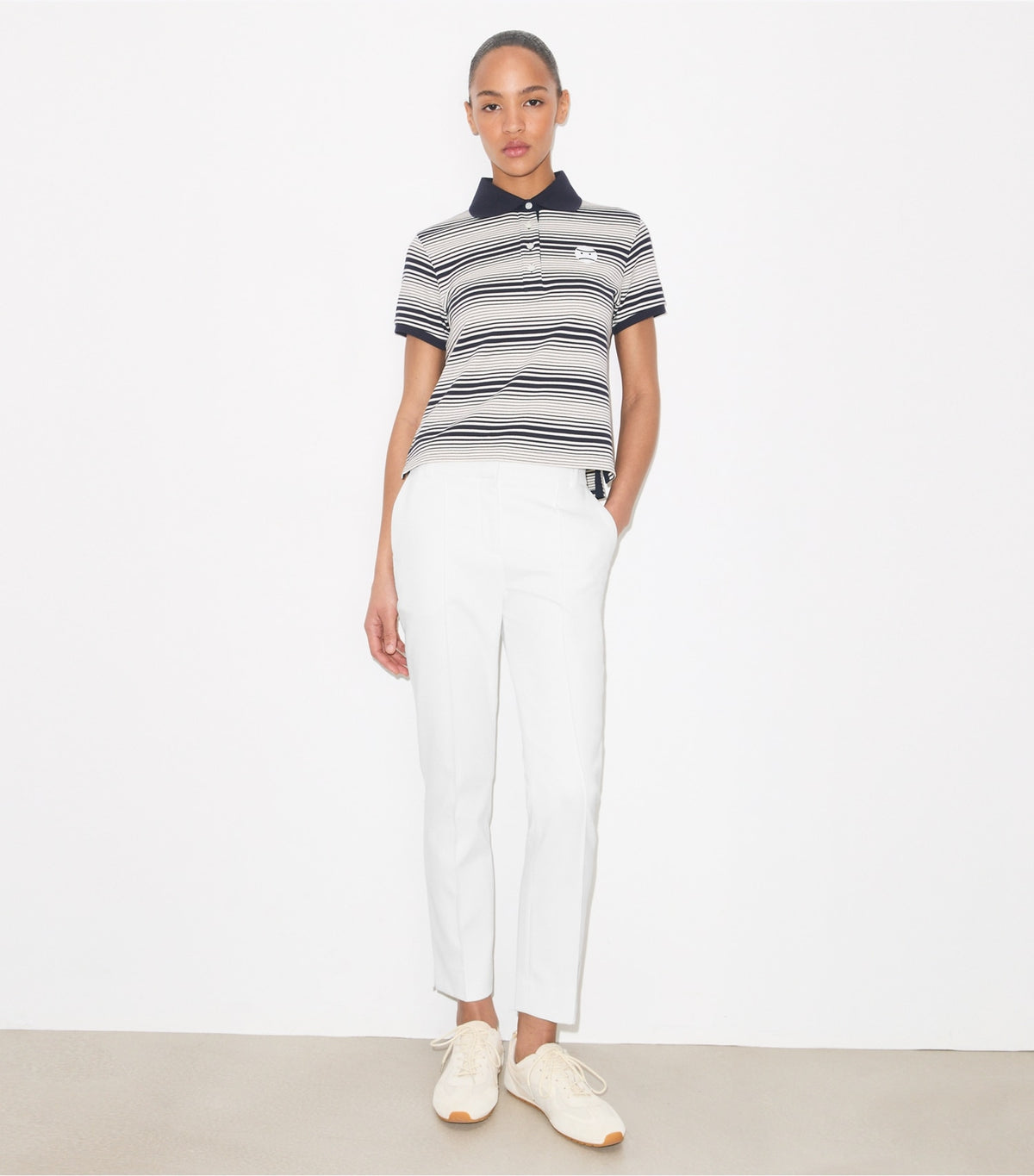 Tory Burch Trending - Tech Twill Golf Pant - Snow White