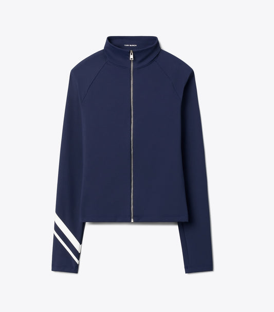 Tory Burch Value - Chevron Full-Zip Jacket - Tory Navy