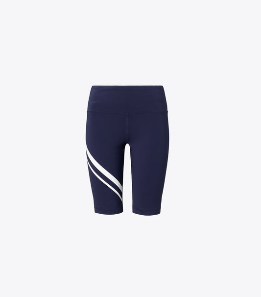 Tory Burch Premium - Chevron Bike Short - Tory Navy