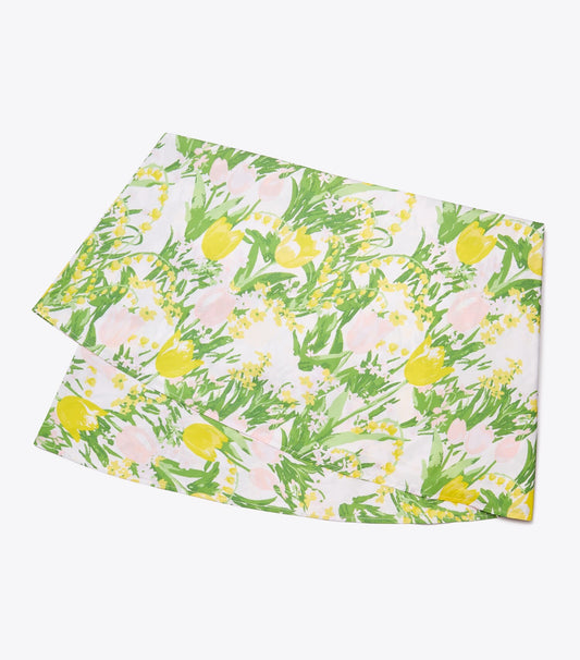 Tory Burch Signature - Les Tulipes Round Tablecloth, 90" - Tulips