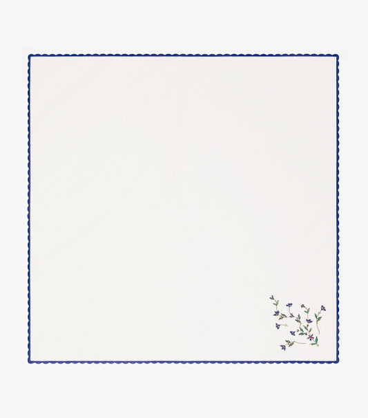 Tory Burch Exclusive - Jolie Fleur Embroidered Napkin, Set of 4 - New Ivory