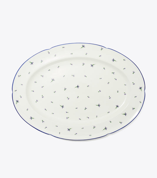 Tory Burch Best Price - Jolie Fleur Platter - New Ivory