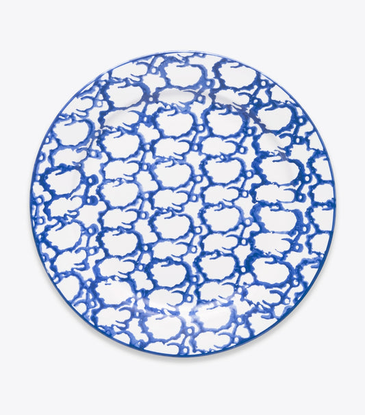 Tory Burch Premium - Spongeware Dinner Plate, Set of 2 - Smoke Ring