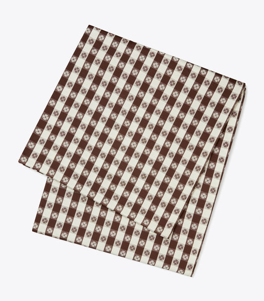 Tory Burch Great Value - Gingham Tablecloth, 120\ - Brown