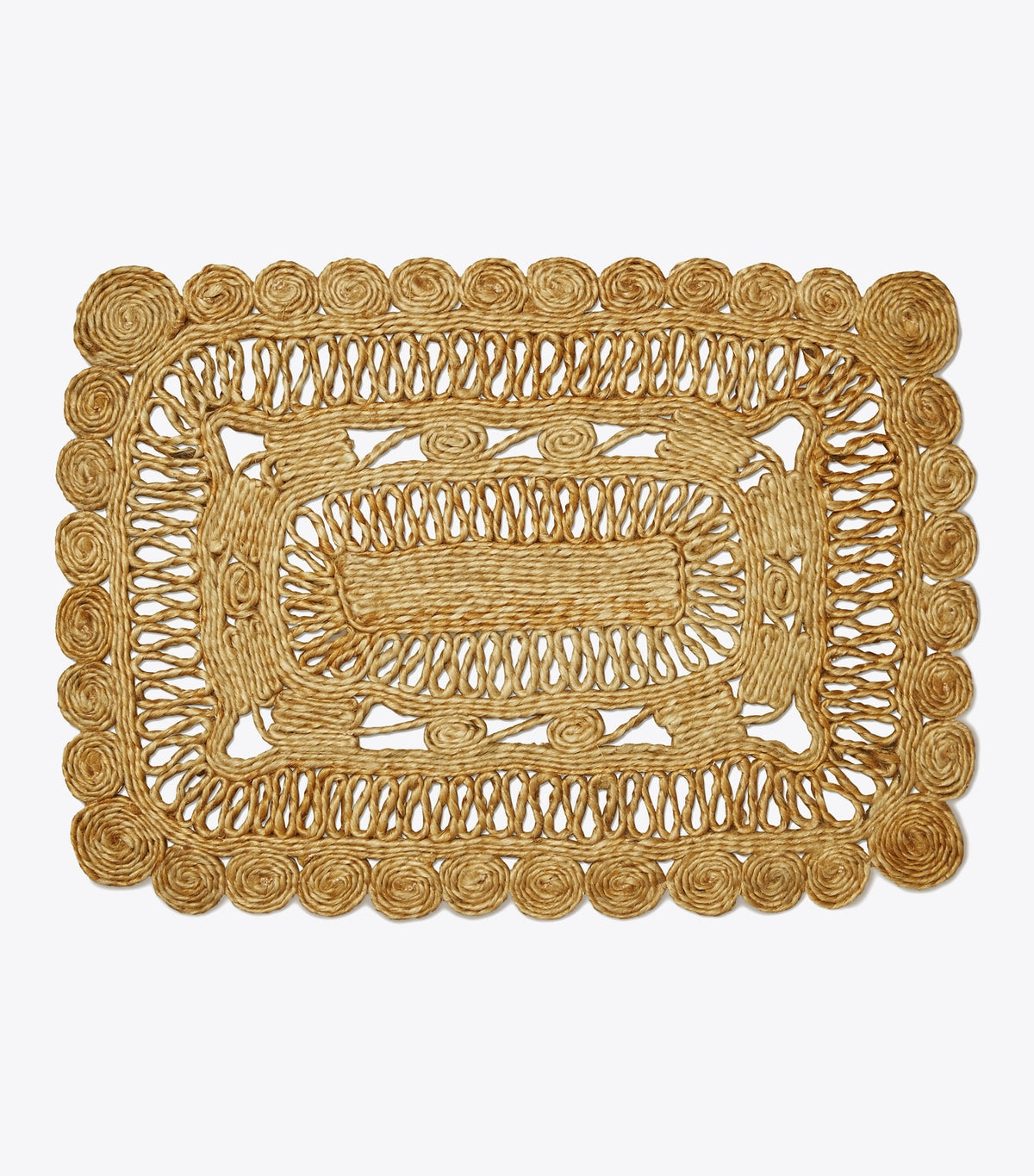 Tory Burch Quality - Rectangle Jute Placemat, Set of 4 - Natural