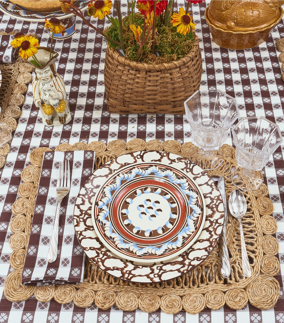 Tory Burch Quality - Rectangle Jute Placemat, Set of 4 - Natural