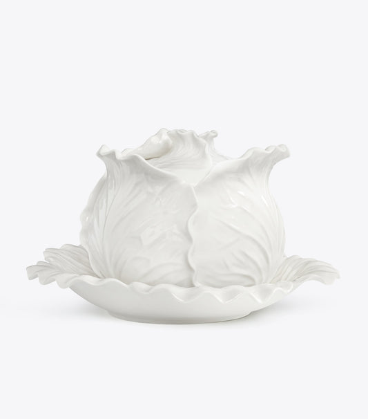 Tory Burch Special Offer - Lettuce Ware Tureen - White