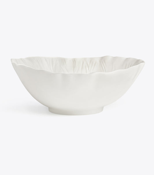 Tory Burch Essential - Lettuce Ware Serving Bowl - White
