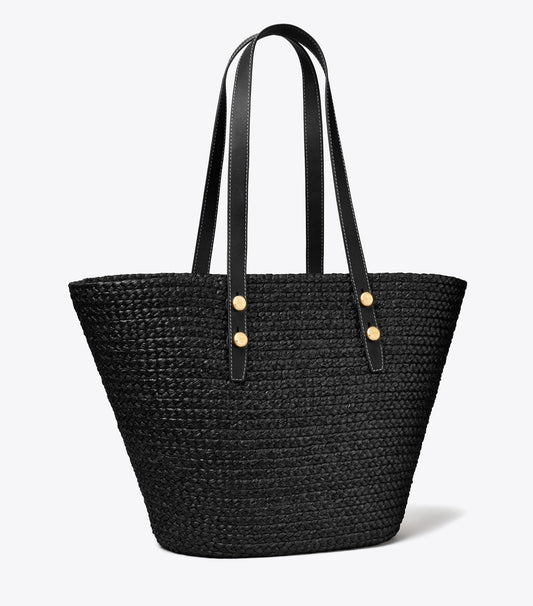 Tory Burch Top Pick - Large Romy Basket Tote - Black
