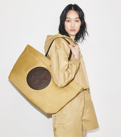 Tory Burch Trusted - Ella Twist Reversible Tote - Wheat