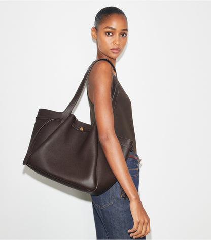 Tory Burch Best Price - Romy Tote - Deep Brown