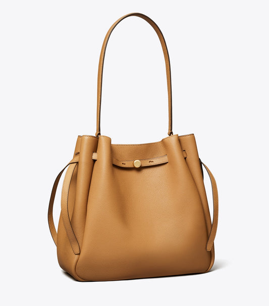 Tory Burch Great Value - Large Romy Bucket Bag - Tiramisu