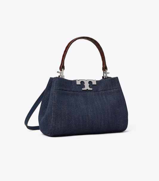 Tory Burch Best Seller - Mini Eleanor Denim Satchel - Midnight