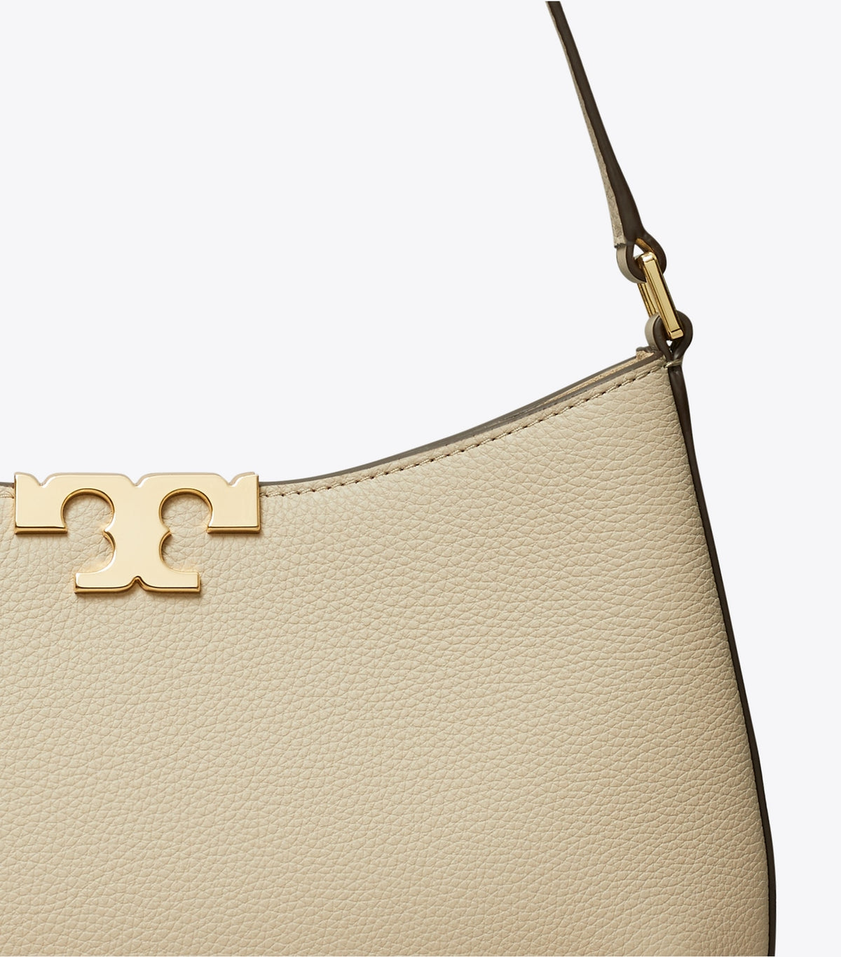 Tory Burch Exclusive - Eleanor Soft Slim Shoulder Bag - Light Stone