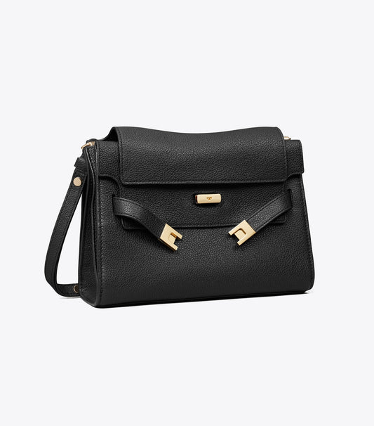 Tory Burch Smart Buy - Lee Radziwill Shoulder Bag - Black