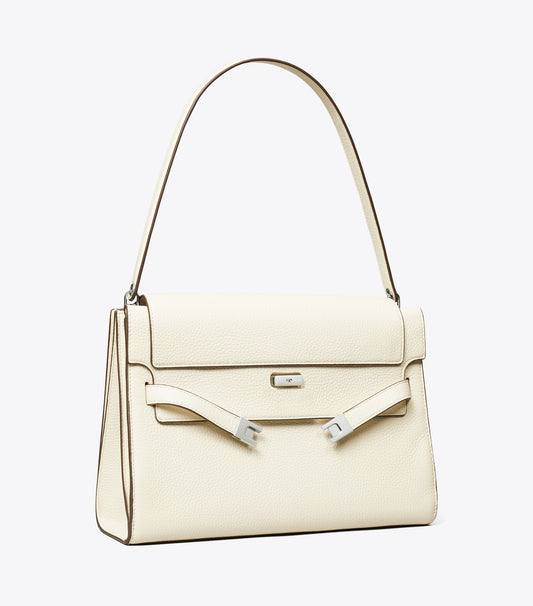 Tory Burch Recommended - Large Lee Radziwill Shoulder Bag - Ivory