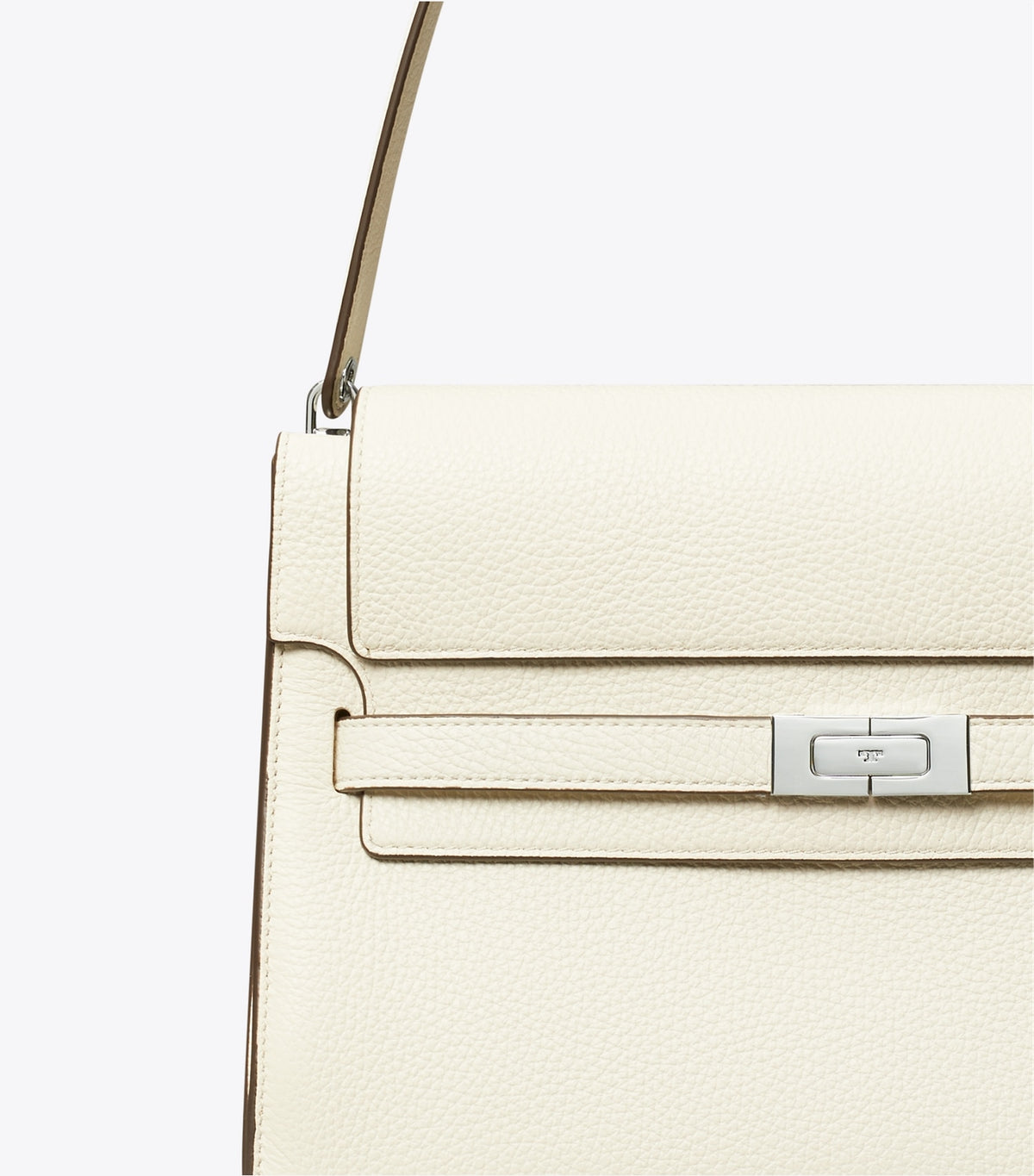 Tory Burch Recommended - Large Lee Radziwill Shoulder Bag - Ivory