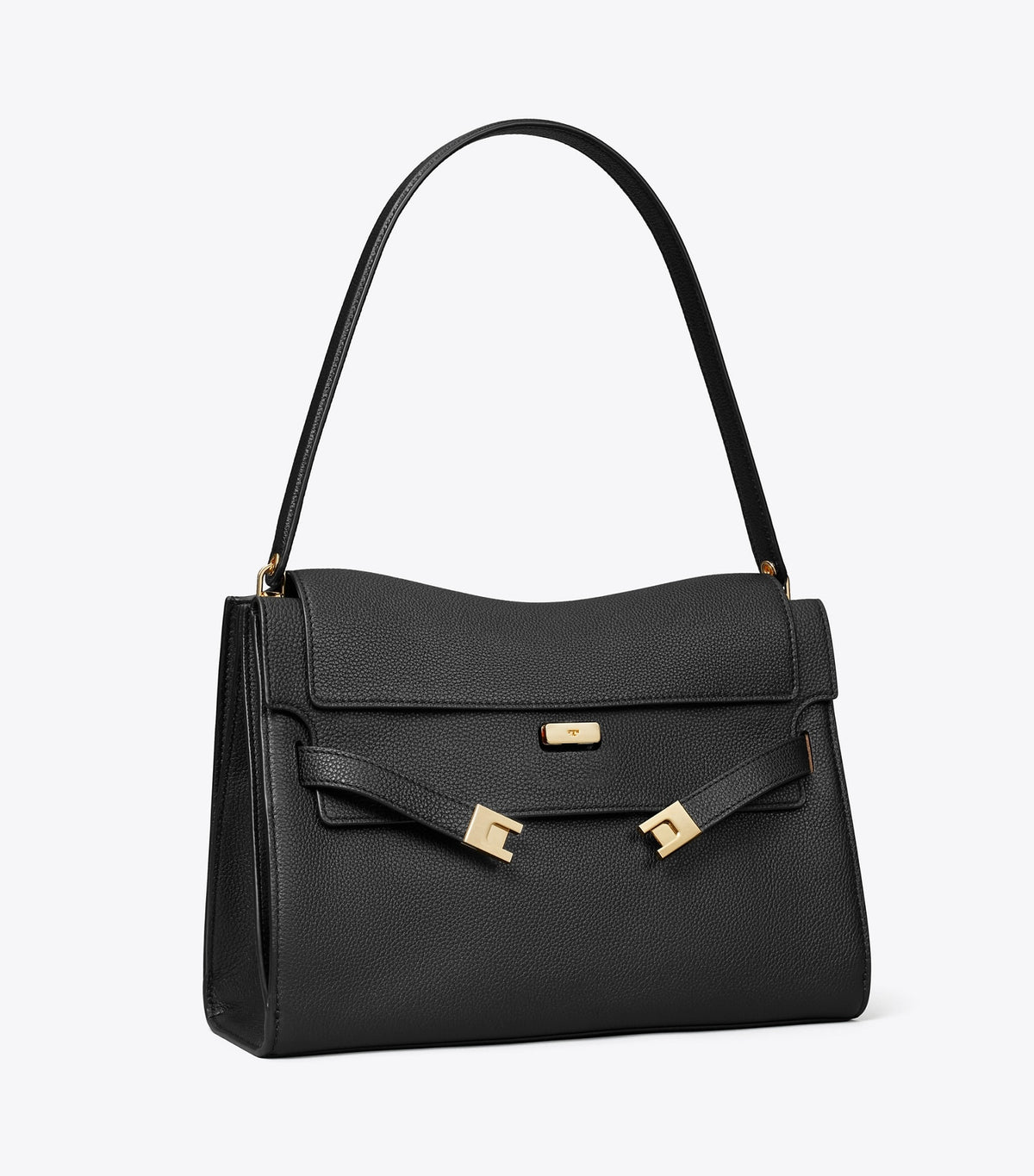 Tory Burch Best Price - Large Lee Radziwill Shoulder Bag - Black