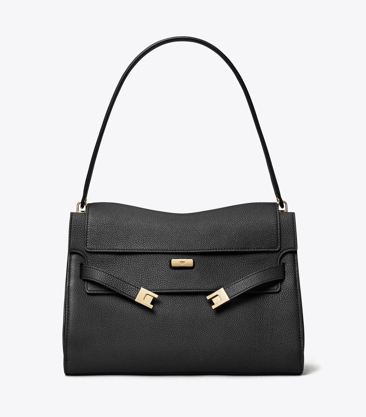 Tory Burch Best Price - Large Lee Radziwill Shoulder Bag - Black