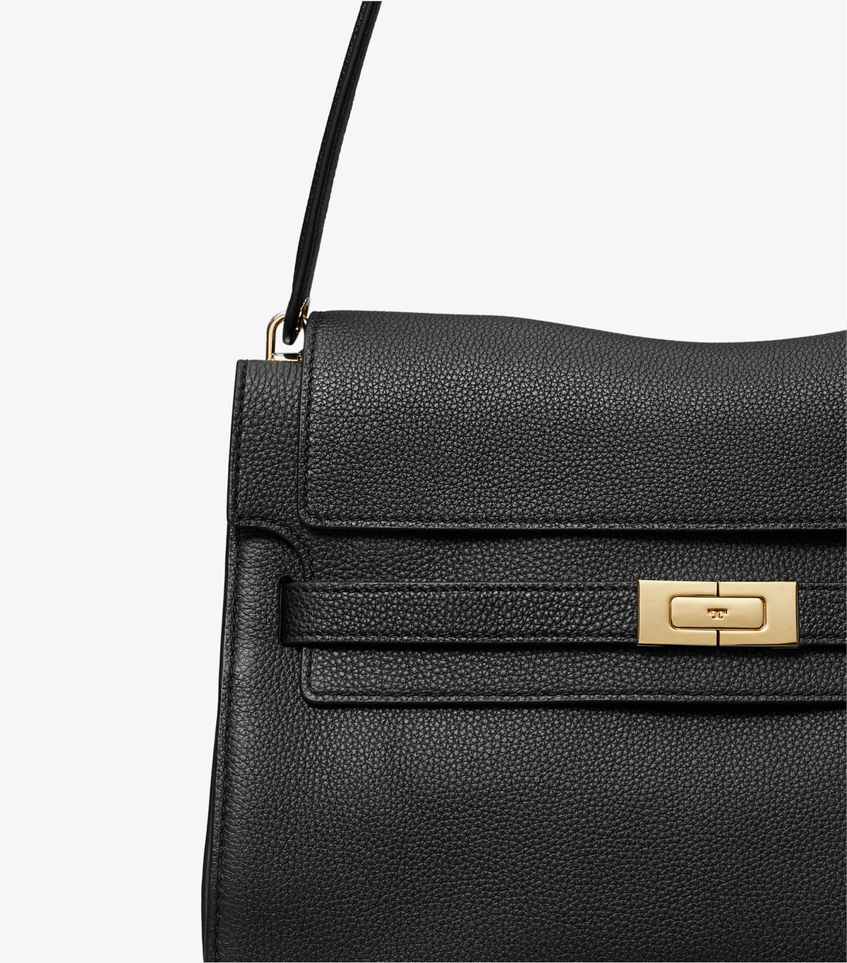Tory Burch Best Price - Large Lee Radziwill Shoulder Bag - Black