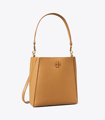 Tory Burch Discount - McGraw Bucket Bag - Tiramisu