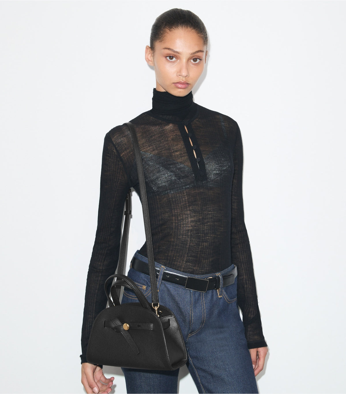 Tory Burch Popular - Small Romy Bauletto - Black