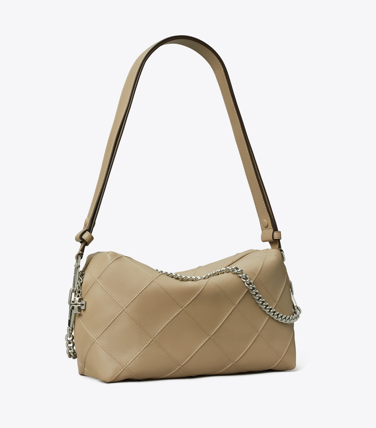 Tory Burch Customer Favorite - Large Fleming Soft Crossbody Bag - Soft Cement