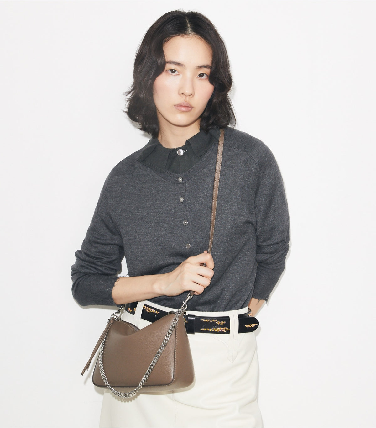Tory Burch Discount - Small Perry Shoulder Bag - Wild Mushroom
