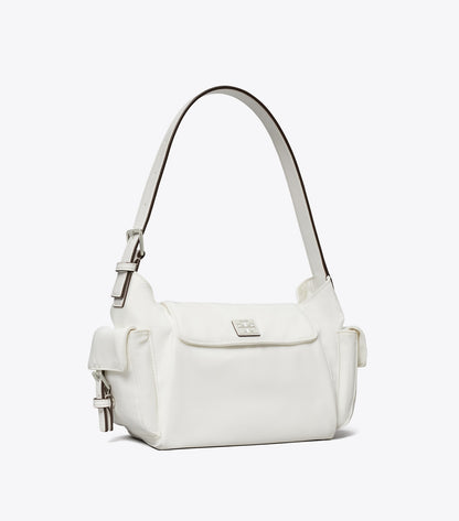 Tory Burch Value - Virginia Pocket Shoulder Bag - White