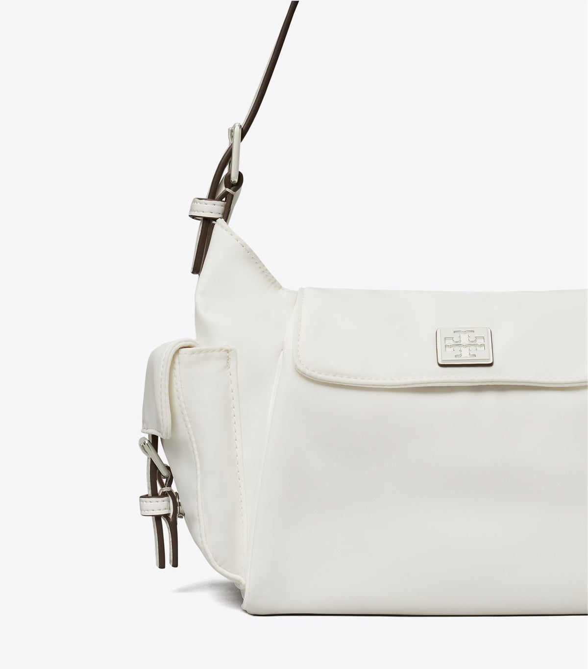 Tory Burch Value - Virginia Pocket Shoulder Bag - White