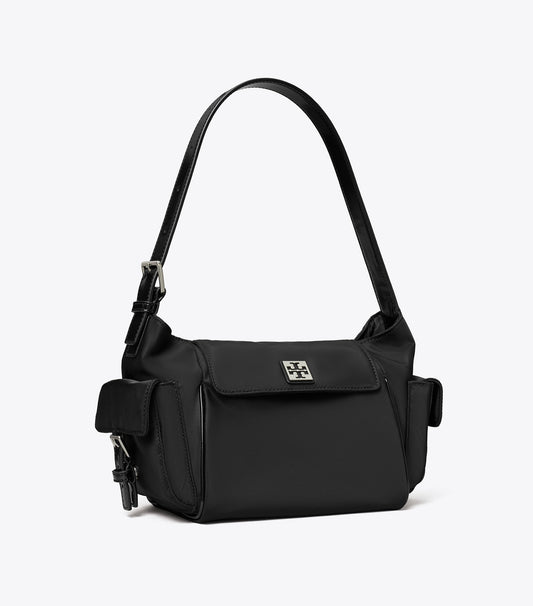 Tory Burch Signature - Virginia Pocket Shoulder Bag - Black