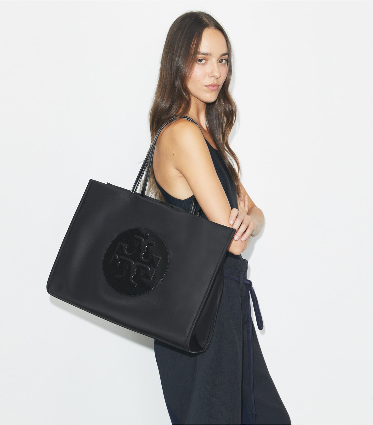 Tory Burch Featured - Ella Patent Tote - Black