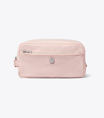 Tory Burch Trusted - Large Twist Cosmetic Case - Rose