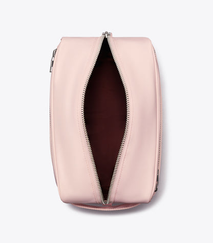 Tory Burch Trusted - Large Twist Cosmetic Case - Rose