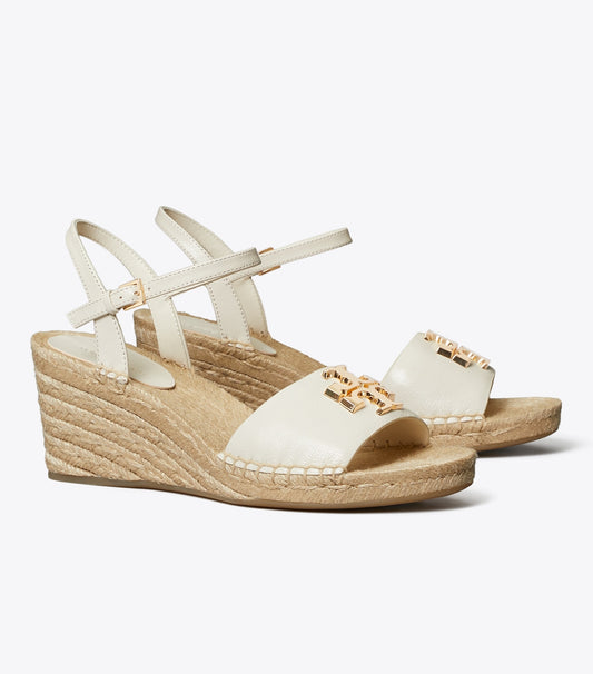 Tory Burch Best Price - Eleanor Wedge Espadrille - Light Cream / Gold