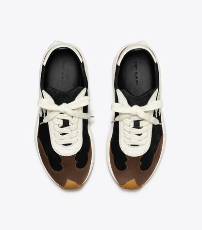 Tory Burch Best Price - Tory Trainer - Perfect Black / Cream / Dark Cocoa