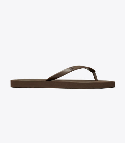 Tory Burch Classic - Kira Padded Flip-Flop - Dark Cocoa / Dark Cocoa