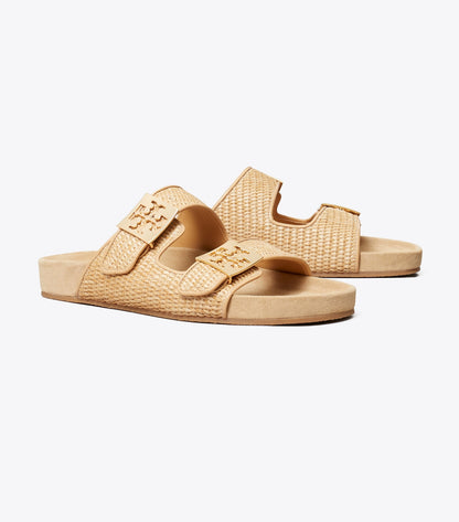 Tory Burch Premium - Mellow Woven Sandal - Light Camel / Light Teak