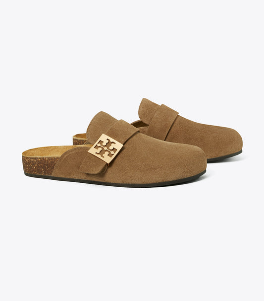 Tory Burch New - Mellow Mule - River Rock / Gold