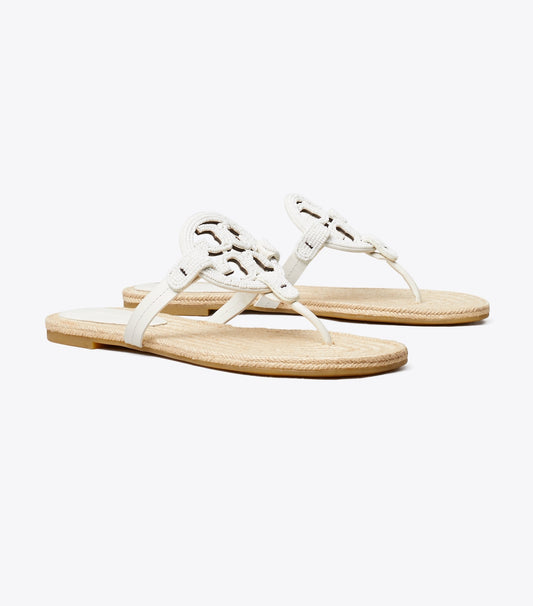 Tory Burch Everyday - Miller Beaded Espadrille - Cream