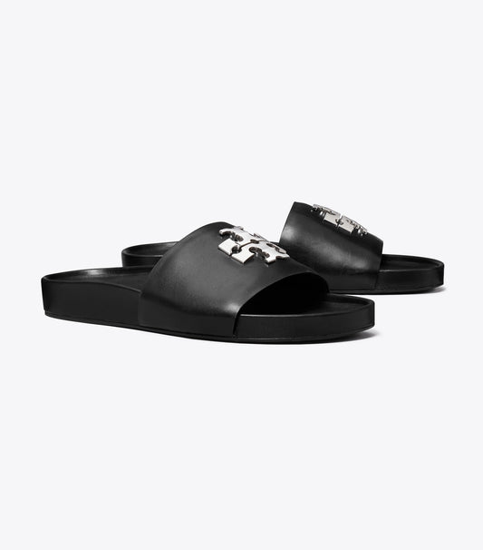 Tory Burch Smart Buy - Charlie Sport Slide - Perfect Black