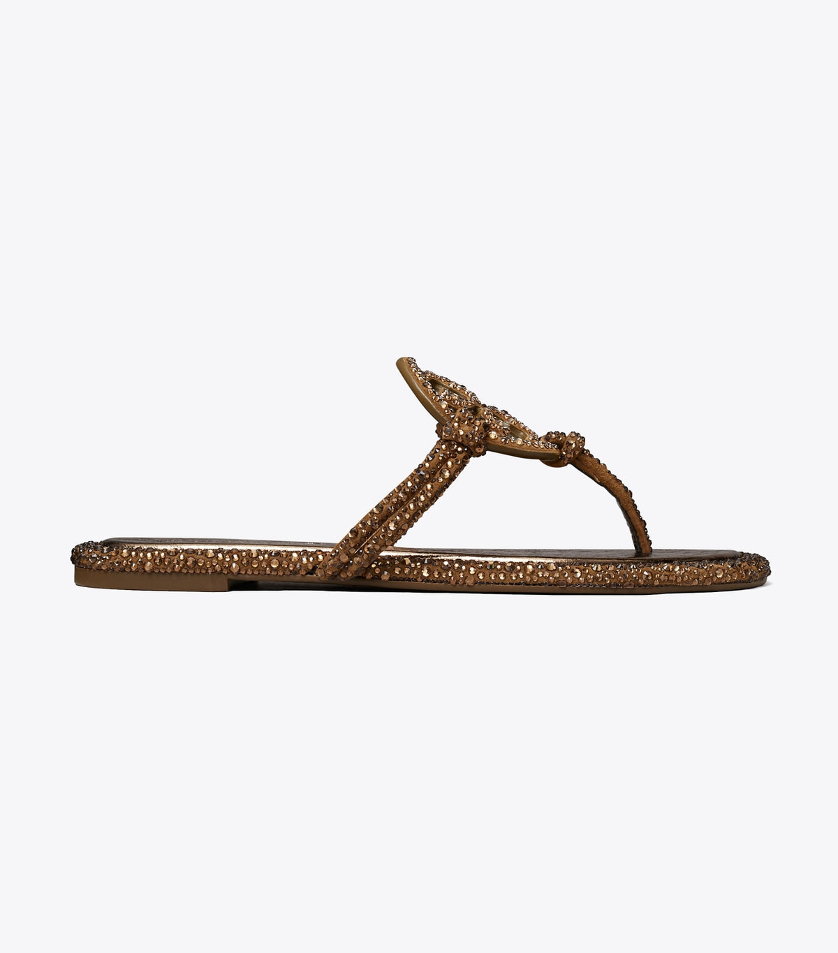 Tory Burch Premium - Miller Crystal Knotted Sandal - Copper