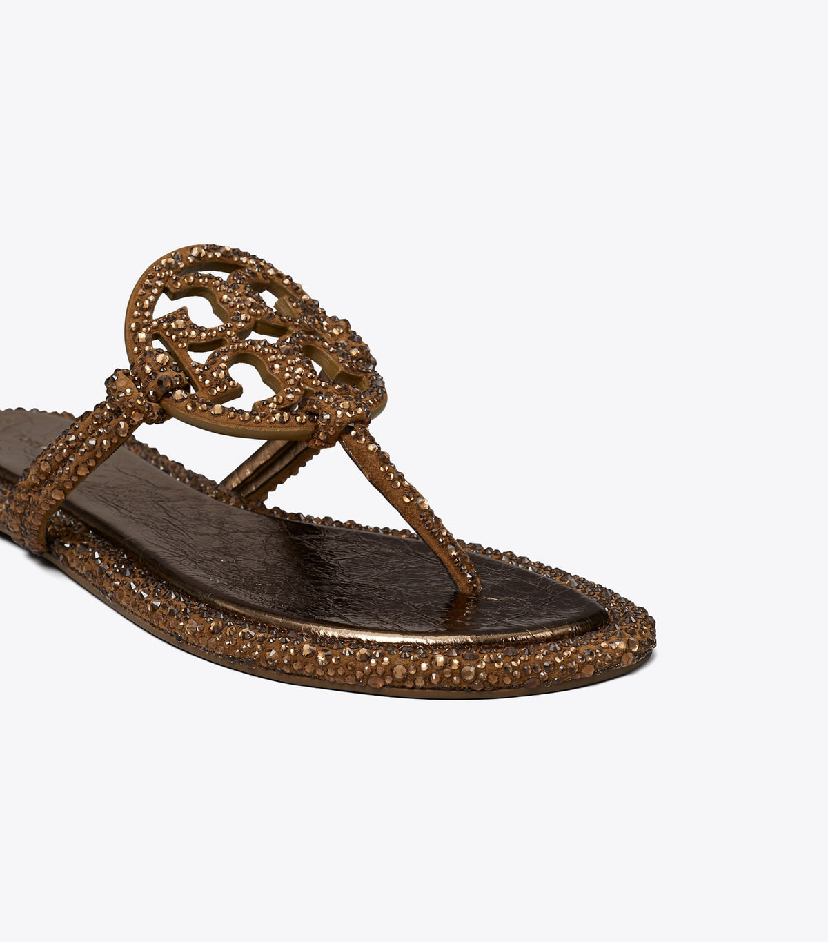 Tory Burch Premium - Miller Crystal Knotted Sandal - Copper