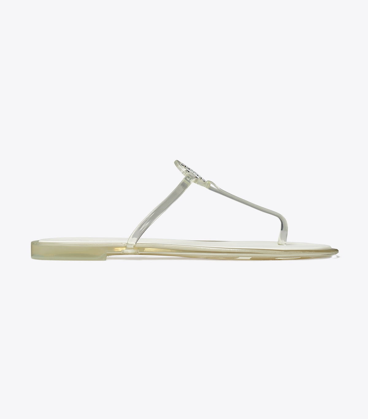 Tory Burch Hot Sale - Mini Miller Jelly Sandal - Clear / Silver