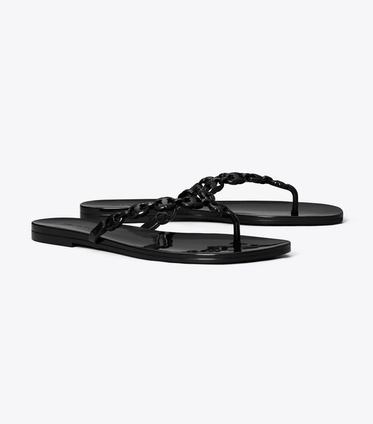 Tory Burch Smart Buy - Gemini Link Jelly Flip-Flop - Black