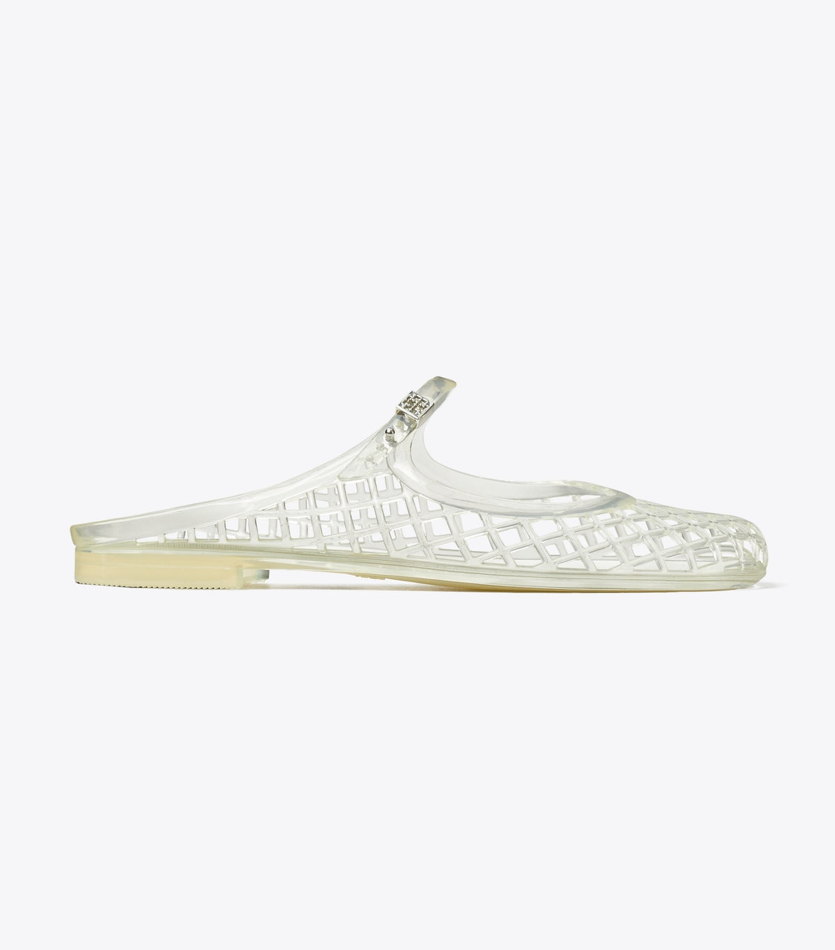 Tory Burch Trusted - Mellow Mary Jane Jelly - Clear / Silver