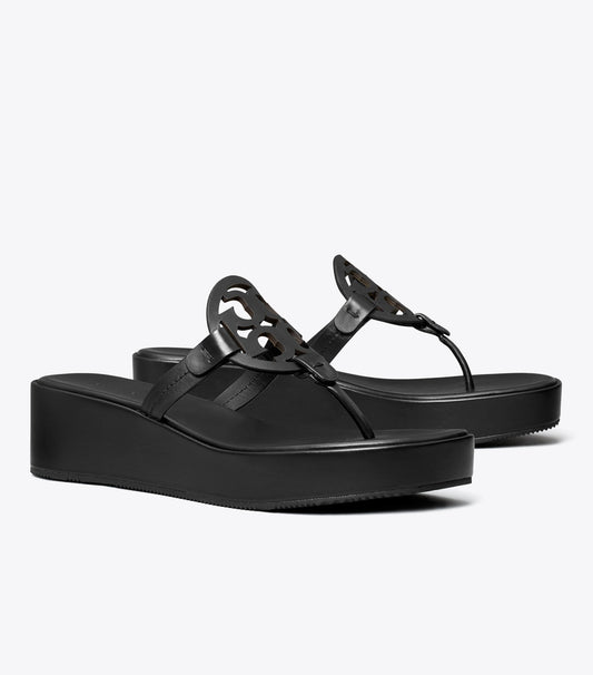 Tory Burch Recommended - Miller Wedge Sandal - Perfect Black