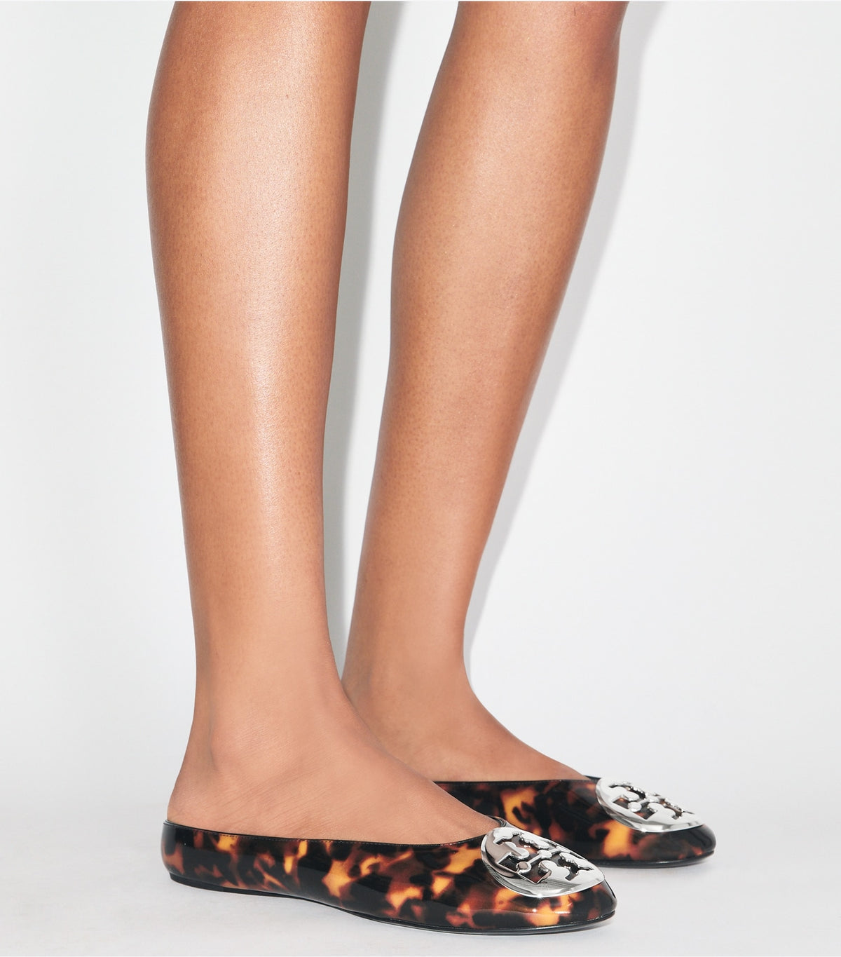 Tory Burch Exclusive - Reva Ballet Mule - Tortoise Shell / Gold