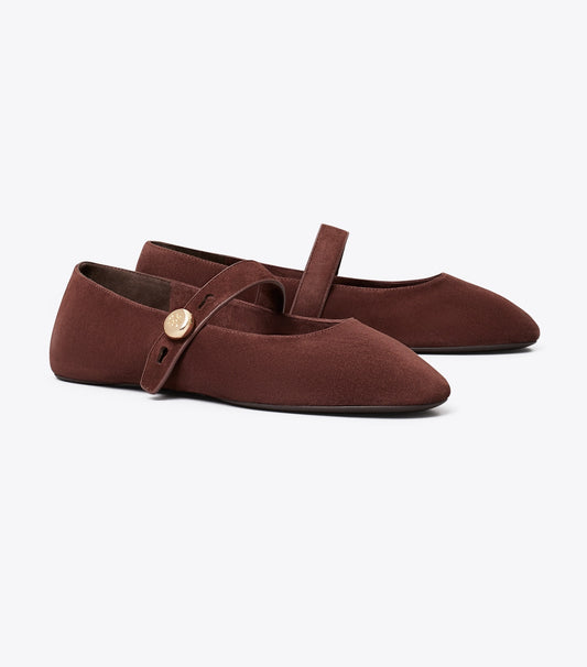 Tory Burch Hot Sale - Romy Mary Jane - Warm Brown