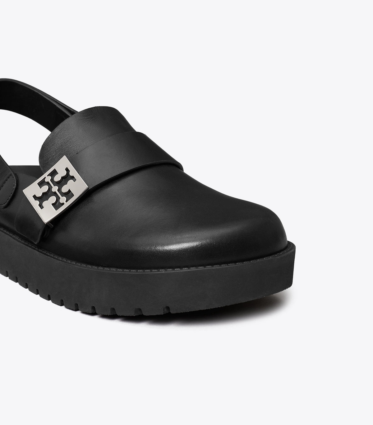 Tory Burch Latest - Mellow Sport Mule - Perfect Black / Silver